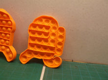 lot of 2 Orange running crewmate Among us 7in Pop fidget toy