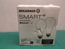 NEW SYLVANIA Bluetooth LED Full Color Smart Light Bulb 2 pack - A19 60W