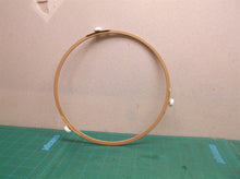 8-3/16 id Microwave Turntable Ring Microwave 15mm Roller Tan