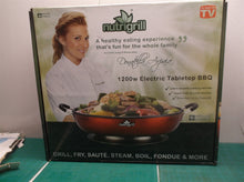 NutriGrill Electric Grill With Accessories: Healthy Smokeless Cooking BBQ Grill,