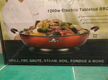 NutriGrill Electric Grill With Accessories: Healthy Smokeless Cooking BBQ Grill,
