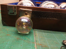 6 ball 73mm Metal Boules Petanque set 6 silver balls Wooden Case