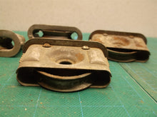 Antique Vintage Lot of 4 Window Sash Weight Pulleys