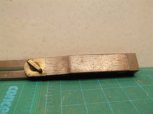 T Bevel, Woodworkers 10" Long Blade Vintage Sliding T Bevel, Steel, Brass, Wood