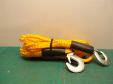 12ft Auto Car ATV Roadside Emergency Braid Nylon Tow Rope w Hooks