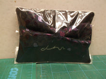 Purple & black bow tie