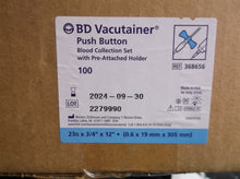 100 BD Vacutainer® Push Button Blood Collection Set with Holder 23 Gauge 3/4 Inc