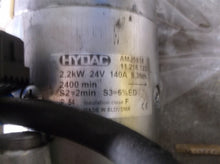 Hydac Hydraulic Pump Motor AMJ5918 2,2kW 24V 140A 8,3Nm with Hydraulic Fluid Res