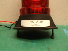 Crown LED Strobe Light, Flat Mount Base, Red