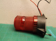 Crown LED Strobe Light, Flat Mount Base, Red