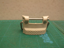White battery door latch for a Ryobi RY120350VNM 18 Volt EZCLEAN Power Cleaner