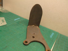 Forklift strobe light steel mounting bracket