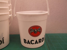 Pack of 12 Promotional Bacardi - Bucket Plastic Cooler Tip Bucket 5" In 32 oz AC