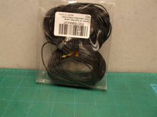 KONMAY 1.5mm Round Real Leather Cord, 25 Yards Black Leather String Cord for Jew