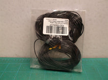 KONMAY 1.5mm Round Real Leather Cord, 25 Yards Black Leather String Cord for Jew