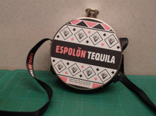 Espolon Tequila- Round Canteen Style Flask - Stainless Steel