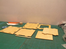 Assorted parts for Crunch Labs Mirror Bank Build