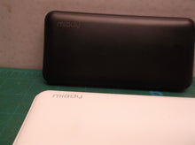 Miady 2-Pack Dual USB Portable Charger, USB-C Fast Black+White