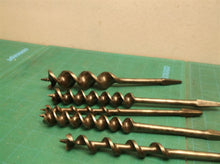 Assorted Lot of 5 Auger Drill Bits