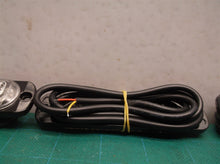 Lot of 2 4.37 in. White/Amber Horizontal 6 LEDs Strobe Light
