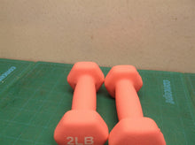 (2) 2lbs Neoprene Dumbbell Weights Pink