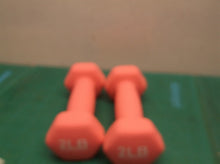 (2) 2lbs Neoprene Dumbbell Weights Pink