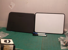 2-sided Desktop Dry Erase Whiteboard Black 12in. x 9in.
