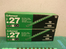Lot of 2 Ramset 3RS27 Green Powder Strip Load .27 Caliber (200 LOADS) NEW