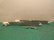 2 Soft-close pocket door rail with rollers 15" plus brackets