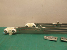2 Soft-close pocket door rail with rollers 15" plus brackets