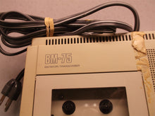 Sony BM-75 Dictator/Transcriber Tested Powered On