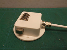Combination Type Door Cable Lock White Code Set to 000