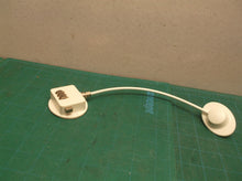 Combination Type Door Cable Lock White Code Set to 000