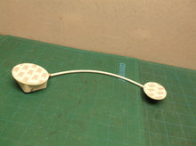 Combination Type Door Cable Lock White Code Set to 000