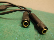 HOSONGIN 1/4" Splitter Cable, TRS to Dual 1/4" TRS Stereo Y Adapter, Gold-Plated