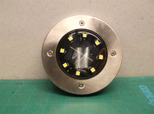 Set of 7 Silver Solar 8-LED Outdoor Path Light