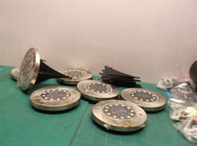Set of 7 Silver Solar 12-LED Outdoor Path Light