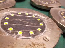 Set of 7 Silver Solar 12-LED Outdoor Path Light