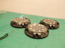 Lot of 3 Outdoor Solar Pathway Lights White No Stakes