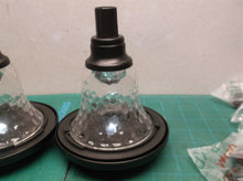Lot of 3 Outdoor Solar Path Lights White No Stakes