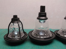 Lot of 3 Outdoor Solar Path Lights White No Stakes