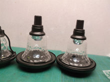 Lot of 3 Outdoor Solar Path Lights White No Stakes