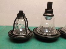 Lot of 3 Outdoor Solar Path Lights White No Stakes
