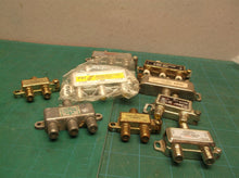 Lot of 2 & 3 way coax splitters