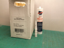 (12-4) AIM Premium Silicone AIM 100 WHITE 10.1 oz Mildew Resistant Marine Indust