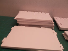 Plastic drawer divider kit 13 x 6.25 x 6 25pc Damaged bottom on bottom panel