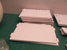 Plastic drawer divider kit 13 x 6.25 x 6 25pc Damaged bottom on bottom panel