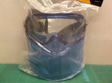 Kleenguard V90 Premium Face Shield Goggles Blue Frame Clear Lens Anti Fog 18629