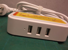 Small Flat Plug Power Strip for Cruise Ship, Ultra Thin Extension Cord with 3 Us