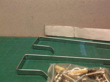 set of 2 door hook kit silver
